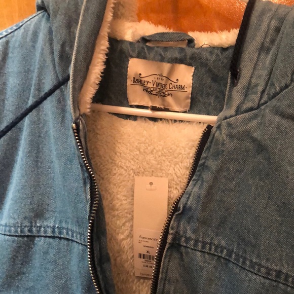 Denim cropped jacket - Picture 2 of 2